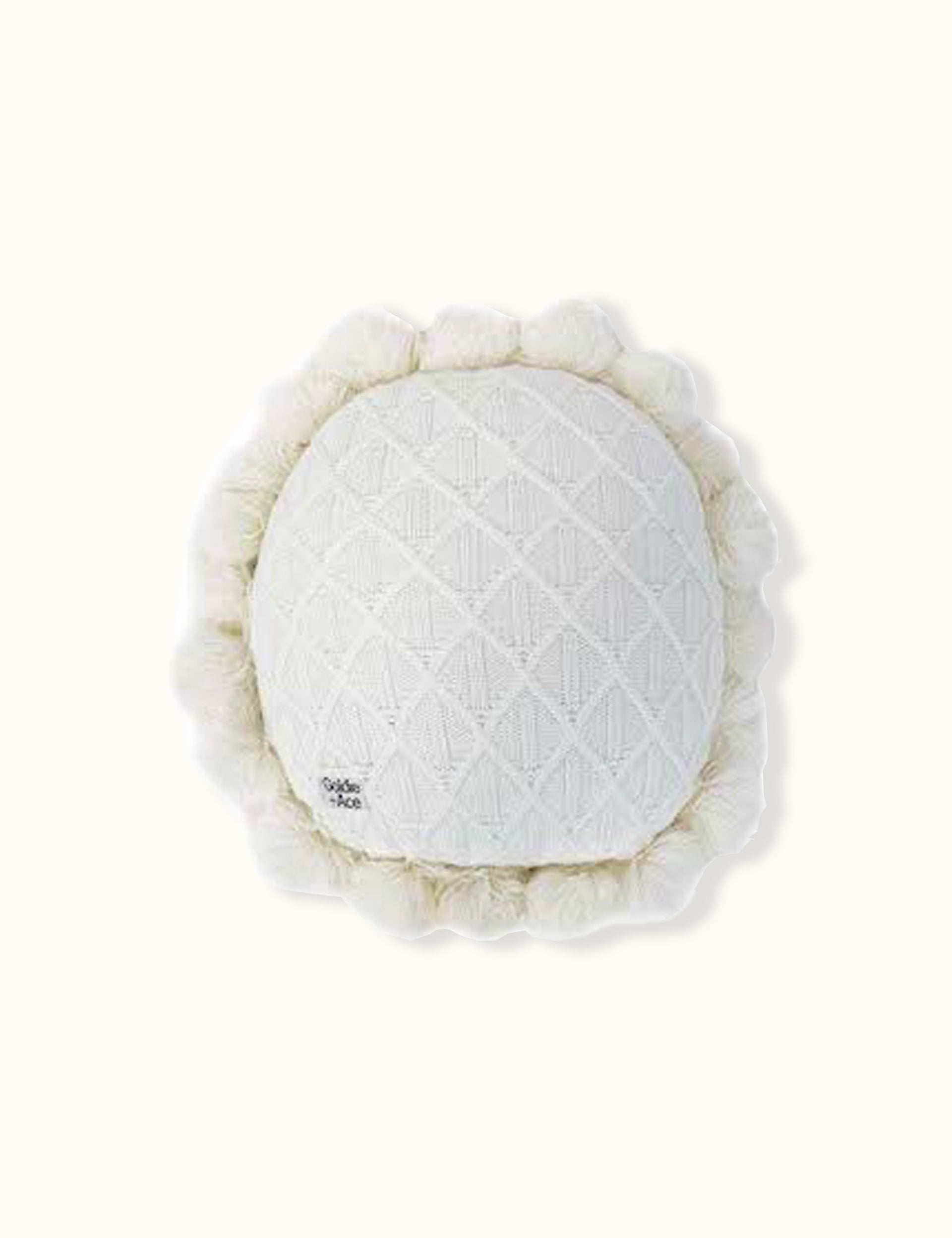 Orla Knit Filled Cushion Ivory