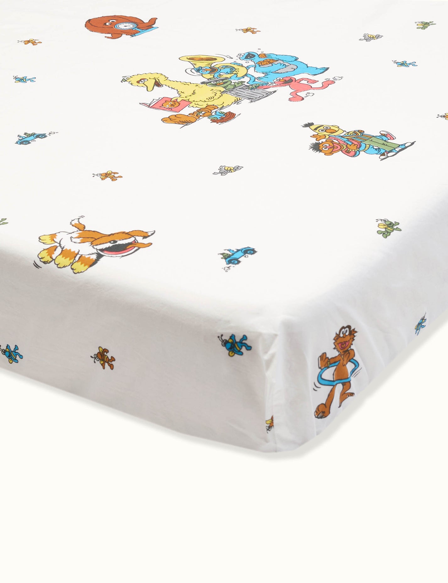 Sesame Street® Vintage Rotary Sheet Set Ivory