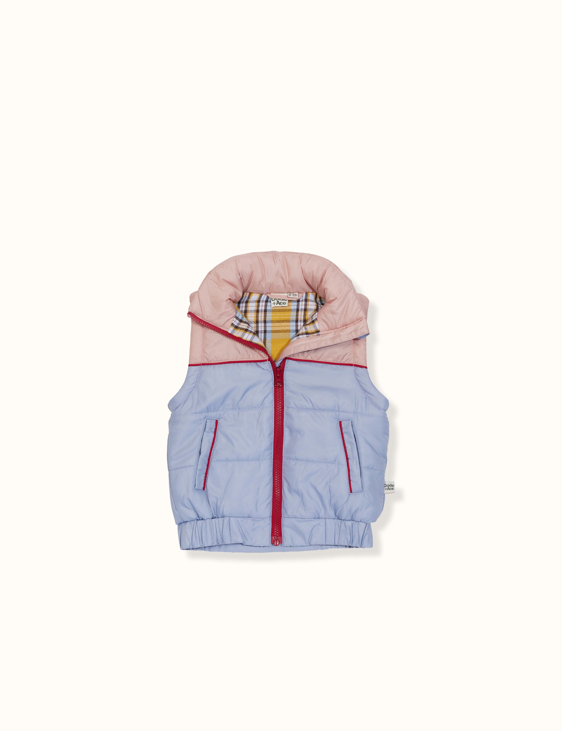 Stevie Vintage Parka - Sky/Blush